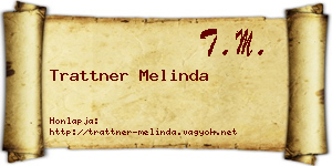 Trattner Melinda névjegykártya