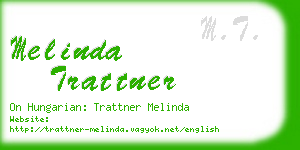 melinda trattner business card